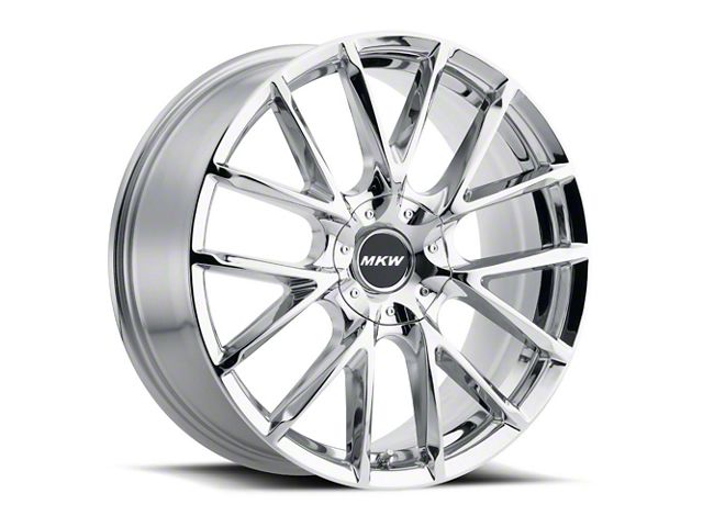 MKW M123 Chrome 6-Lug Wheel; 22x9; 18mm Offset (19-24 Sierra 1500)