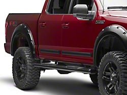 RedRock Rugged Look Body Side Moldings; Matte Black (99-25 F-350 Super Duty SuperCrew)