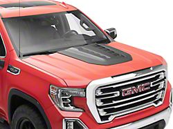 MMD Hood Scoop; Satin Black (19-21 Sierra 1500; 2022 Sierra 1500 Limited)