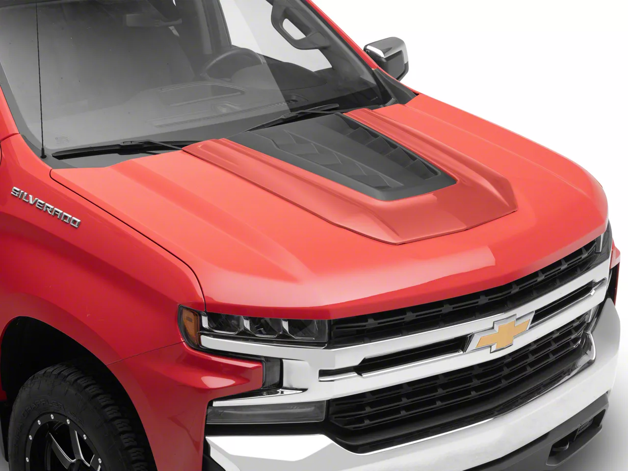 MMD Silverado 1500 Hood Scoop; Pre-Painted S172144 (19-21 Silverado ...