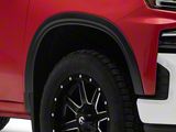 MMD OE Style Fender Flares; Satin Black (19-25 Silverado 1500)