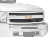 RedRock Upper Overlay Grille; Polished (07-13 Silverado 1500)