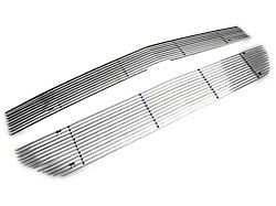 RedRock Modern Billet Upper Grille Overlay; Polished (16-18 Silverado 1500 w/o Z71 Package)