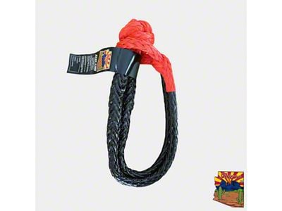 Mojab Offroad 9/16-Inch Extreme Duty Soft Shackle; Red