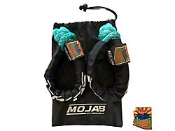 Mojab Offroad 1/2-Inch x 22-Inch Soft Shackle Set with Sleeve and Bag; Turquoise