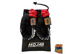 Mojab Offroad 3/8-Inch x 19-Inch Soft Shackle Set with Sleeve and Bag; Red