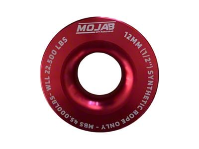 Mojab Offroad Strap and Rope Sleeve; Red