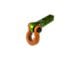 Moose Knuckle Offroad Jowl Split Shackle 5/8 / Mohawk 1.25 Receiver Combo; Bean Green/Flame Red