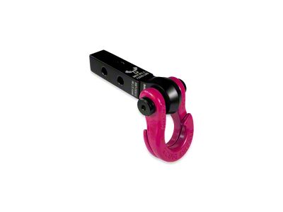 Moose Knuckle Offroad Jowl Split Shackle 5/8 / Mohawk 1.25 Receiver Combo; Black Lung/Pogo Pink