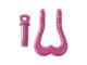 Moose Knuckle Offroad XL Shackle; Pretty Pink