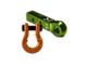 Moose Knuckle Offroad Jowl Split Shackle 5/8 / Mohawk 1.25 Receiver Combo; Bean Green/Flame Red