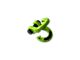 Moose Knuckle Offroad Jowl Split Shackle 5/8 / Mohawk 1.25 Receiver Combo; Black Lung/Sublime Green