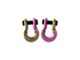 Moose Knuckle Offroad Jowl Split Recovery Shackle 5/8 Combo; Brass Knuckle and Pretty Pink