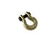 Moose Knuckle Offroad Jowl Split Recovery Shackle 5/8; Brass Knuckle