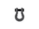 Moose Knuckle Offroad Jowl Split Recovery Shackle 5/8; Gun Gray