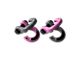 Moose Knuckle Offroad Jowl Split Recovery Shackle 5/8 Combo; Gun Gray and Pretty Pink