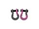 Moose Knuckle Offroad Jowl Split Recovery Shackle 5/8 Combo; Gun Gray and Pretty Pink