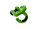 Moose Knuckle Offroad Jowl Split Recovery Shackle 3/4; Sublime Green