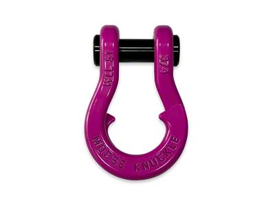 Moose Knuckle Offroad Jowl Split Recovery Shackle 3/4; Pogo Pink