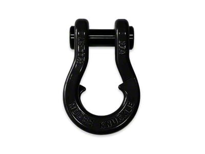 Moose Knuckle Offroad Jowl Split Recovery Shackle 3/4; Black Hole