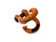 Moose Knuckle Offroad Jowl Split Recovery Shackle; Obscene Orange