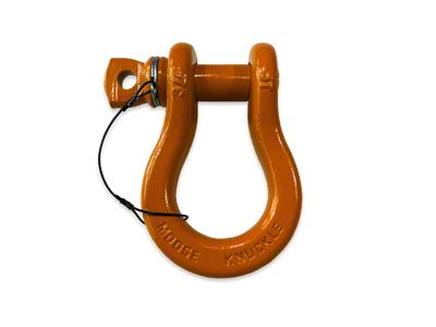 Moose Knuckle Offroad B'oh Spin Pin Recovery Shackle 3/4; Obscene Orange