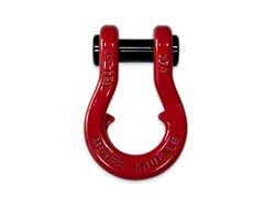 Moose Knuckle Offroad Jowl Split Recovery Shackle 3/4; Flame Red