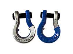 Moose Knuckle Offroad Jowl Split Recovery Shackle 3/4 Combo; Nice Gal and Blue Balls