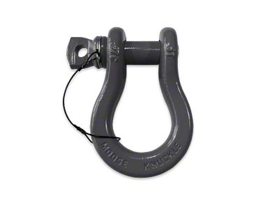 Moose Knuckle Offroad B'oh Spin Pin Recovery Shackle 3/4; Gun Gray