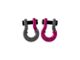 Moose Knuckle Offroad Jowl Split Recovery Shackle 5/8 Combo; Gun Gray and Pogo Pink