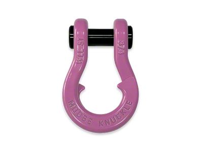 Moose Knuckle Offroad Jowl Split Recovery Shackle 3/4; Pretty Pink