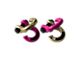 Moose Knuckle Offroad Jowl Split Recovery Shackle 5/8 Combo; Brass Knuckle and Pogo Pink