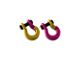 Moose Knuckle Offroad Jowl Split Recovery Shackle 5/8 Combo; Detonator Yellow and Pogo Pink