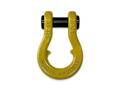 Moose Knuckle Offroad Jowl Split Recovery Shackle 3/4; Detonator Yellow