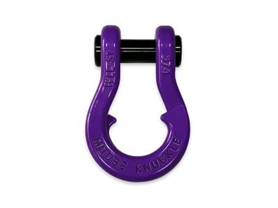 Moose Knuckle Offroad Jowl Split Recovery Shackle 3/4; Grape Escape