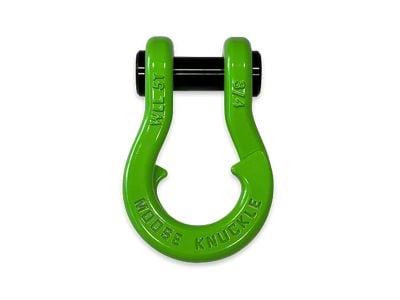 Moose Knuckle Offroad Jowl Split Recovery Shackle 3/4; Sublime Green