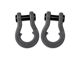 Moose Knuckle Offroad Jowl Split Recovery Shackle 3/4 Combo; Gun Gray and Gun Gray