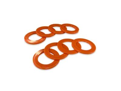 Moose Knuckle Offroad Rattle Rings Shackle Washers; Obscene Orange