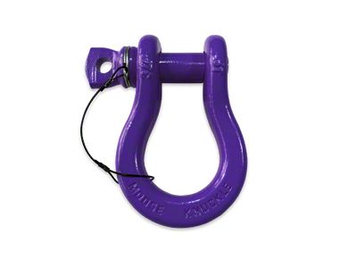 Moose Knuckle Offroad B'oh Spin Pin Recovery Shackle 3/4; Grape Escape