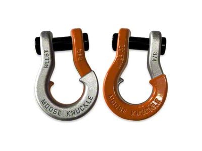 Moose Knuckle Offroad Jowl Split Recovery Shackle 3/4 Combo; Nice Gal and Obscene Orange