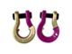 Moose Knuckle Offroad Jowl Split Recovery Shackle 3/4 Combo; Brass Knuckle / Pogo Pink