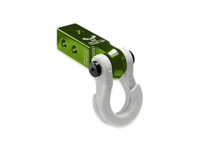 Moose Knuckle Offroad Jowl Split Shackle/Mohawk 2.0 Receiver Combo; Bean Green/Pure White (Universal; Some Adaptation May Be Required)