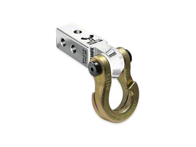 Moose Knuckle Offroad Jowl Split Shackle/Mohawk 2.0 Receiver Combo; Atomic Silver/Brass Knuckle (Universal; Some Adaptation May Be Required)