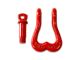 Moose Knuckle Offroad XL Shackle; Flame Red