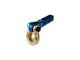 Moose Knuckle Offroad Jowl Split Shackle 5/8 / Mohawk 1.25 Receiver Combo; Blue Pill/Brass Knuckle