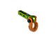 Moose Knuckle Offroad Jowl Split Shackle 5/8 / Mohawk 1.25 Receiver Combo; Bean Green/Obscene Orange