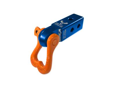 Moose Knuckle Offroad XL Shackle/Mohawk 2.0 Receiver Combo; Blue Pill/Obscene Orange (Universal; Some Adaptation May Be Required)