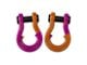 Moose Knuckle Offroad Jowl Split Recovery Shackle 3/4 Combo; Pogo Pink / Obscene Orange