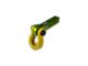 Moose Knuckle Offroad Jowl Split Shackle 5/8 / Mohawk 1.25 Receiver Combo; Bean Green/Detonator Yellow