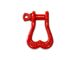 Moose Knuckle Offroad XL Shackle; Flame Red